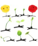 KALLORY 10pcs Bean Sprout Hair Clips - Cute Green Pea Barrettes for Girls - Buy Online on GoSupps.com