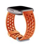 Breathable Orange Sport Bands for Fitbit Versa 2/Versa/Versa Lite - Women Men Replacement Wristbands - Buy Online on GoSupps.com