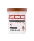 Eco Style Gel Coconut Oil 32oz - Long-Lasting Hold for Hair Styling - Buy Online on GoSupps.com
