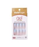 Gold Finger Full Cover Nails Gel Glam Ready to Wear Gel Manicure Long Nails  Glue Included - Buy Online on GoSupps.com