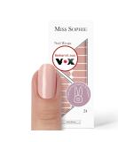 Original Miss Sophie Nail Foils - Hazel Brown | 24 Ultra-Thin Nail Polish Strips for Natural Acrylic Gel & Shellac Nails - Buy Online on GoSupps.com