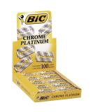 BIC Chrome Platinum Double Edge Safety Razor Disposable Single Blades (100 Pack) Pack of 100 100 count (Pack of 1) - Buy Online on GoSupps.com