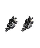 Juin Tech M1 Cable Actuated Hydraulic Bicycle Bike Disc Brake Caliper Set Extra Powerful Hybrid Brake for Road/Mountain/Cyclocross/Gravel/E-Bike/Folding Bike etc. use Black - Buy Online on GoSupps.com