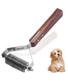 Flamia & Jabz Professional Rake (Dematting Comb) - 20 Blades for Dogs, Cats & Pets - Buy Online on GoSupps.com