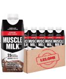 Muscle Milk Protein Shake - Zero Sugar 25g Protein Vitamins A C & D 5g Fiber - 11 Fl Oz Pack of 6 - Energizing Snack - International Shipping Available - Buy Online on GoSupps.com