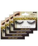 4 Pairs of Miss 3D Volume Tapered False Eyelash Extension MS01 - Luxurious Long-Lasting International Shipping - Buy Online on GoSupps.com