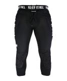 KEEPERsport Football Goalkeeper Pants 3/4 - PowerPadded L Black | Premium Teamsport Textile for Optimal Performance - Buy Online on GoSupps.com