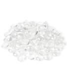 Houseables Glass Stone, Clear Marbles, Pebbles for Vases, 5 LB, 400-500 Stones, Flat Bottom, Round Top, Rocks, Bowl Filler Gems, Iridescent Decor, Decorative Centerpieces, Florist Supplies, Aquarium - Buy Online on GoSupps.com