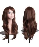 Colorfulpanda 28 70cm Long Brown Curly Full Wavy Hair Wig for Women - Perfect for Anime Cosplay and Halloween Costume Parties - Buy Online on GoSupps.com