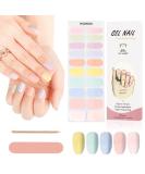 Kalolary 20PCS Rainbow Nail Gel Polish Strips - Self-Adhesive Nail Wraps for Cured Gel, UV/LED Lamp Required - Buy Online on GoSupps.com
