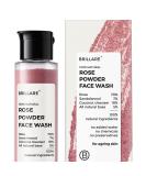 BRILLARE Rose Face Wash | Anti-Aging Sandalwood & Coconut Hydrating Cleanser | 100% Natural Powder | 30g | International Shipping Available - Buy Online on GoSupps.com