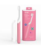 quip Kids Electric Toothbrush - Sonic Toothbrush with Small Brush Head, Travel Cover & Mirror Mount, Soft Bristles, Timer, and Rubber Handle - Pink - Buy Online on GoSupps.com