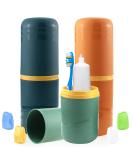 Ugbo Travel Toothbrush Set - 3 Portable Toothbrushes & Etui Case for Camping Business Trips & Home - Buy Online on GoSupps.com