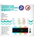 Safety Kids Bath Thermometer 2 Pack - Liquid Crystal Material, More Accurate Data, Easy to Use, Waterproof - Water Temperature Stickers - Buy Online on GoSupps.com