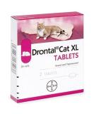 Drontal Tablets x 2 40g - XL Cats (Over 6kg) - Buy Online on GoSupps.com