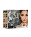 VLCC Natural Silver Facial Kit - Salon Quality Facial at Home | 6 Easy Steps | Cleanser Scrub Cream & More | 2.12 Oz/60g - International Shipping - Buy Online on GoSupps.com
