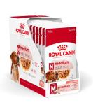 Royal Canin Medium Adult in Gravy Wet Food (10 x 140g Pouches) - Buy Online on GoSupps.com