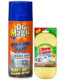 Dr Magic Oven and Grill Cleaner Spray (1X 390 ml)- Effortlessly and Effectively Remove All Stubborn Food Residues and Grease from Oven and Grill -With Scrubbing Pad Dr Magic Oven and Grill Cleaner + Scrubbing Pad - Buy Online on GoSupps.com