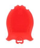 Beaupretty Silicone Baby Shampoo Brush & Bath Mitt Set - Gentle Body Scrubber for Kids, Toddlers, Red - Buy Online on GoSupps.com