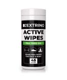 Nextrino Biodegradable Tea Tree Body Wipes for Adults - 45 Cleansing Towelettes for Gym, Workout, Camping, Travel - Men & Women - Buy Online on GoSupps.com