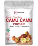 Micro Ingredients Organic Camu Camu Powder  12 oz | High Natural Vitamin C Level | Fresh Freeze-Dried Berries Source | Supports Energy and Immune Health | No GMOs  Vegan Friendly 12 Ounce (Pack of 1) - Buy Online on GoSupps.com