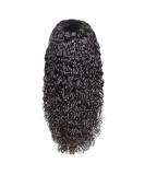Gmuret 24 Inch Curly Lace Front Wig for Women - Real Black Hair Swiss Lace Natural Look - Buy Online on GoSupps.com