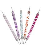 5-Piece Nail Puncture Pencil Set - Double-Sided Nail Art Tools for DIY Designs | Dotting Tools & Nail Brushes for Manicure - Buy Online on GoSupps.com