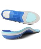 IFITNA Arch Support Inserts for Plantar Fasciitis Relief | Orthotic Insoles for Men & Women - Comfortable Heel Pads & Shock Absorbing Cushions for All-Day Stand | Size 5 Men | 7-7.5 Women - Gradient Blue - Buy Online on GoSupps.com
