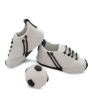 Handmade Bombasei Fondant Football & Shoes Decorations | Black & White Cake Topper for Birthdays 107g - Buy Online on GoSupps.com