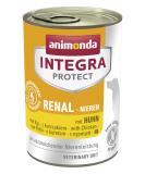 Animonda Integra Protect Diet Dog Food for Chronic Renal Insufficiency - Wet Chicken Feed 6 x 400g - Premium Nutrition for Dogs - Buy Online on GoSupps.com
