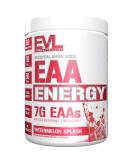 Evlution Nutrition EAA Energy - Pre & Post Workout Powder for Muscle Building & Recovery - 7g Essential Amino Acids + 5g BCAAs - Clean Caffeine Energy - 30 Servings - Watermelon Splash - Buy Online on GoSupps.com