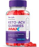 Biolyfe Keto Gummies - Max Strength ACV with Pomegranate Juice, Beet Root, B12 - 60 Gummys - Buy Online on GoSupps.com