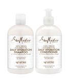 Shea Moisture 100% Virgin Coconut Oil Daily Hydration Shampoo & Conditioner | 13 fl. oz. Each - Buy Online on GoSupps.com