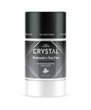 Crystal Body Deodorant - Magnesium Charcoal + Tea Tree 2.5 oz | Natural, Long-Lasting Odor Protection - Buy Online on GoSupps.com