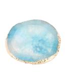 Nail Art Palette - Gold Edged DIY Tool for Nail Polish & Manicure Designs | Perfect for Resin & Color Drawing - Buy Online on GoSupps.com