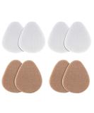 6 Pairs Felt Foot Pads & Cushions | Metatarsal & Ball of Foot Support | Invisible Self-Adhesive Insoles for Men & Women - Buy Online on GoSupps.com