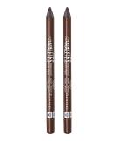 Rimmel Scandaleyes Waterproof Brown Kohl Kajal Liner 0.02 oz - Pack of 2 - Buy Online on GoSupps.com