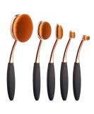 Yoseng Oval Foundation Brush 5 Pcs Toothbrush makeup brushes Fast Flawless Application Liquid Cream Powder Foundation Style A - Buy Online on GoSupps.com