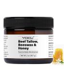 Whipped Beef Tallow & Honey Balm - All-Natural 2 OZ Face Cream | Premium Moisturizer for Face & Body - Grass Fed Grass Finished - Buy Online on GoSupps.com