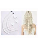 SINNKY Imitation Pearl Hair Clip Hair Chain Extension - DIY Fashion Accessory for Women and Girls (White) - Buy Online on GoSupps.com