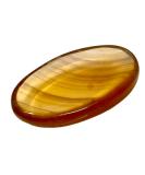 Yellow Fluorite Worry Stone - Natural Crystal for Focus, Creativity & Stress Relief - Buy Online on GoSupps.com