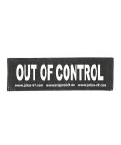 Julius-K9 162LR-G-33486 Velcro Label - OUT OF CONTROL - Buy Internationally Fast Shipping! - Buy Online on GoSupps.com