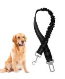 Redamancy dog belt for the car 1 piece of adjustable clipping belt dog seat belt for car dog safety belt with elastic background and strong carabiners for dogs and cats.Maximum size 75 cm - Buy Online on GoSupps.com