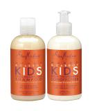 SheaMoisture Mango & Carrot KIDS, Extra-Nourishing, Shampoo and Conditioner, Orange Blossom Extract, Dry, Delicate Hair, 8 fl oz Each - Buy Online on GoSupps.com