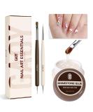 GAOY 15ml Rhinestone UV Nail Gem Glue Gel with 2 Art Brushes for Nail Charms - Long Lasting Adhesive for Diamonds & Jewels - Buy Online on GoSupps.com