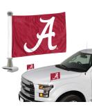 Alabama Crimson Tide Ambassador Car Flags - 2 Pack Mini Auto Flags | FANMATS 61892 | 4in X 6in - Buy Online on GoSupps.com