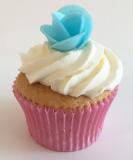 12 Blue Roses- Beautiful Edible 3D Wafer Cake Decorations - Buy Online on GoSupps.com