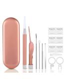 Vicloon Ear Wax Removal Kit 15 Pcs Ear Pick Earwax Removal Tool Ear Cleaning Tool Stainless Steel Ear Pick Ear Cleaning Tool Set Reusable Ear Wax Removal Set for Children & Adults (Pink) - Buy Online on GoSupps.com