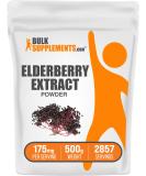 Elderberry Extract Powder - Immune Support - 500g - BULKSUPPLEMENTS.COM - Buy Online on GoSupps.com