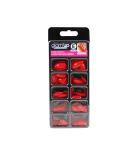 Glam'Up Paris Full Coverage False Nails - 100pcs Ballerina Shape No.178 Red | Easy to Use International Shipping - Buy Online on GoSupps.com